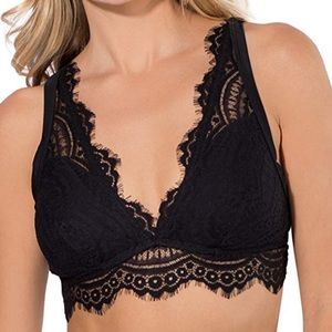 Crochet push up convertible swim suit top 34D